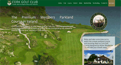Desktop Screenshot of corkgolfclub.ie
