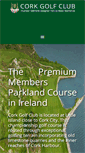 Mobile Screenshot of corkgolfclub.ie