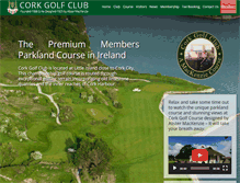 Tablet Screenshot of corkgolfclub.ie